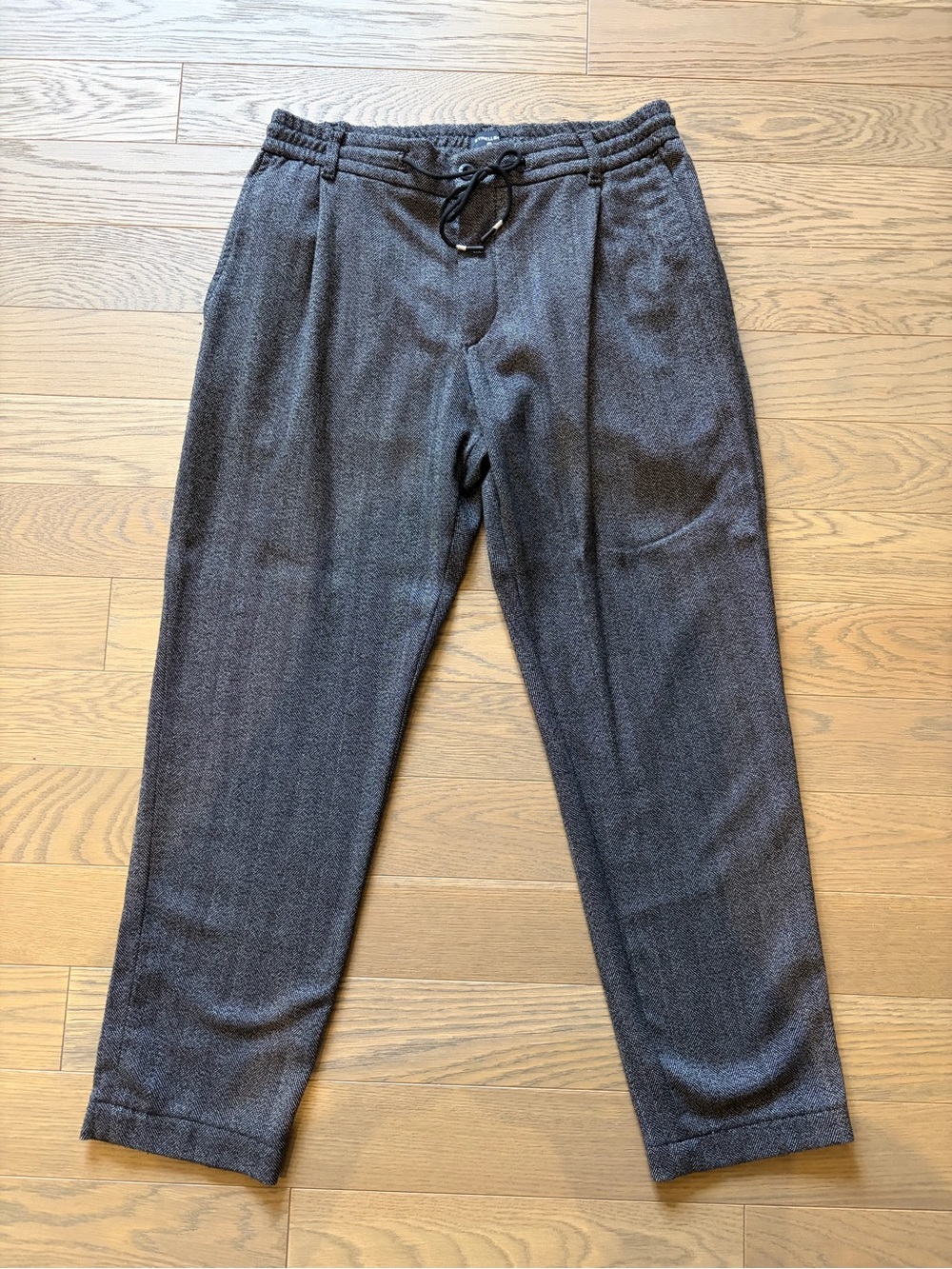Strellson Charcoal Drawstring Chinos - Picture 1 of 4